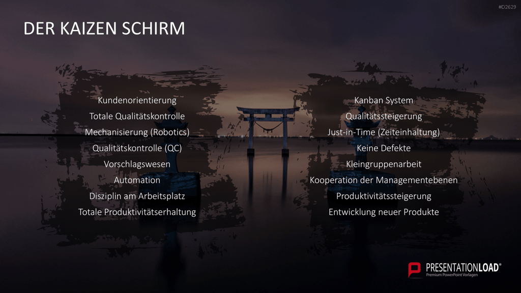 Kaizen PowerPoint-Vorlage