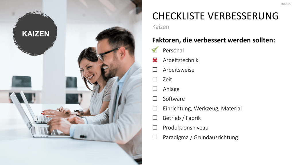 Kaizen PowerPoint-Vorlage