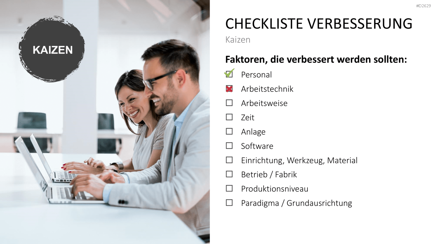 Kaizen PowerPoint-Vorlage