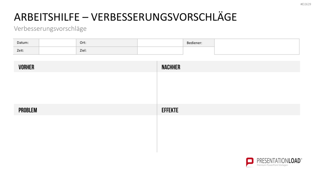 Kaizen PowerPoint-Vorlage