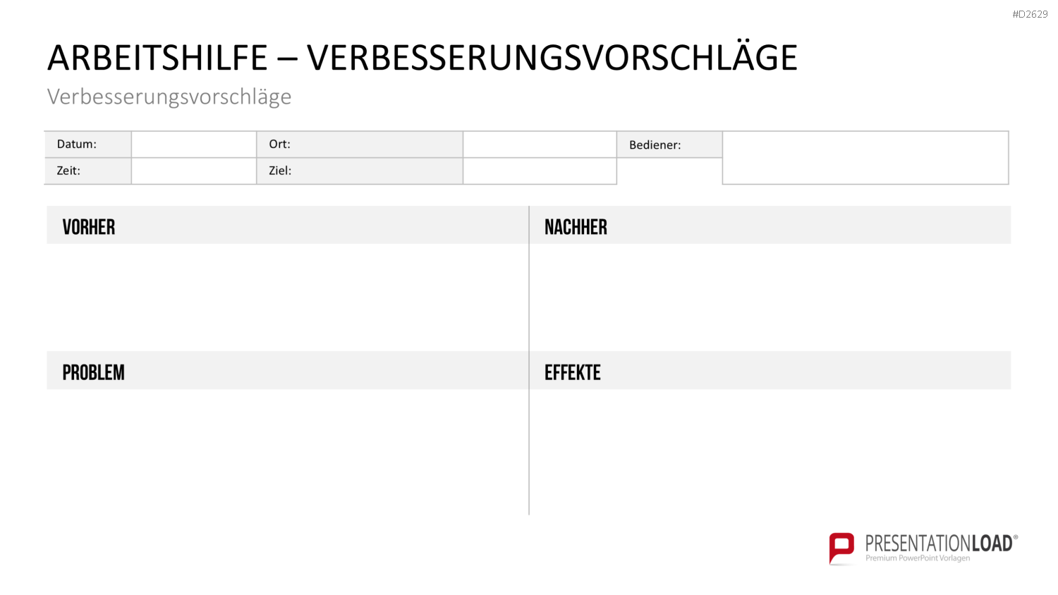 Kaizen PowerPoint-Vorlage
