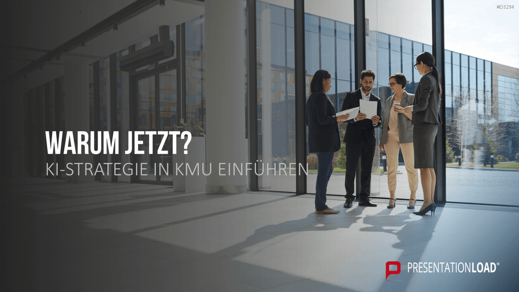KI-Strategie in KMU einführen PowerPoint-Vorlage