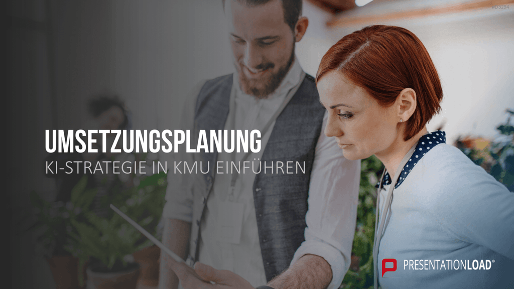 KI-Strategie in KMU einführen PowerPoint-Vorlage
