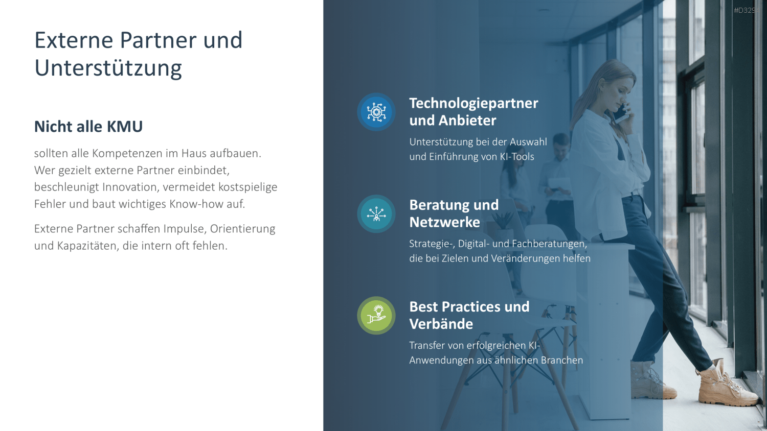 KI-Strategie in KMU einführen PowerPoint-Vorlage