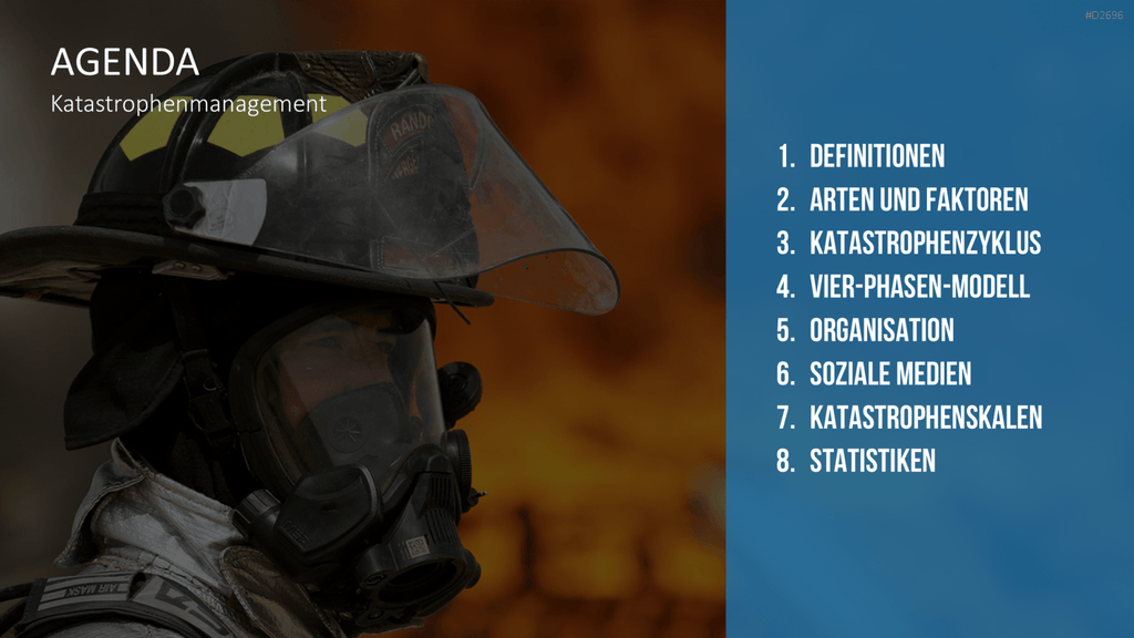 Katastrophenmanagement PowerPoint-Vorlage