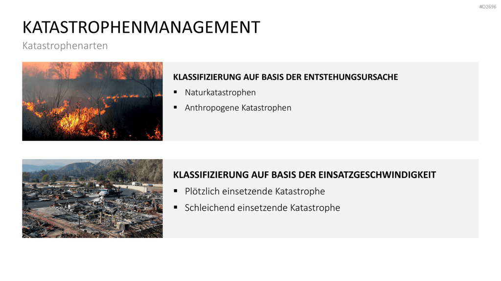 Katastrophenmanagement PowerPoint-Vorlage