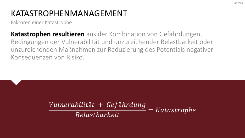 Katastrophenmanagement PowerPoint-Vorlage