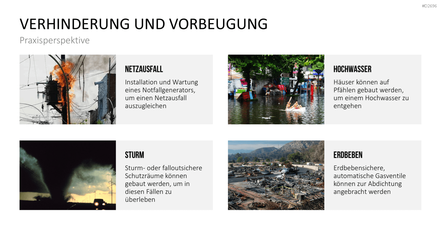 Katastrophenmanagement PowerPoint-Vorlage