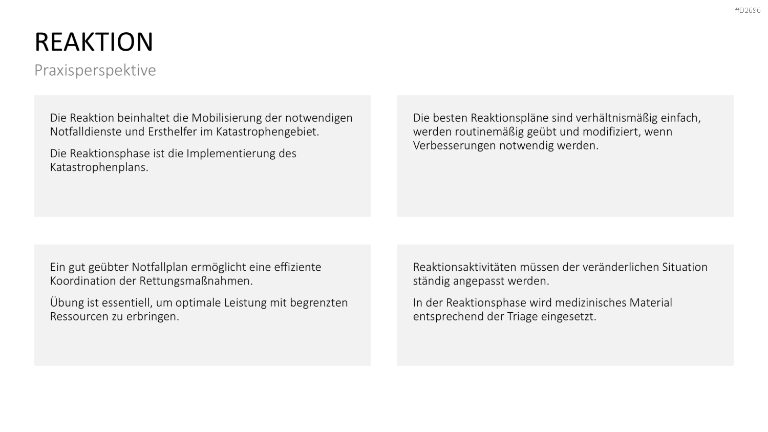 Katastrophenmanagement PowerPoint-Vorlage