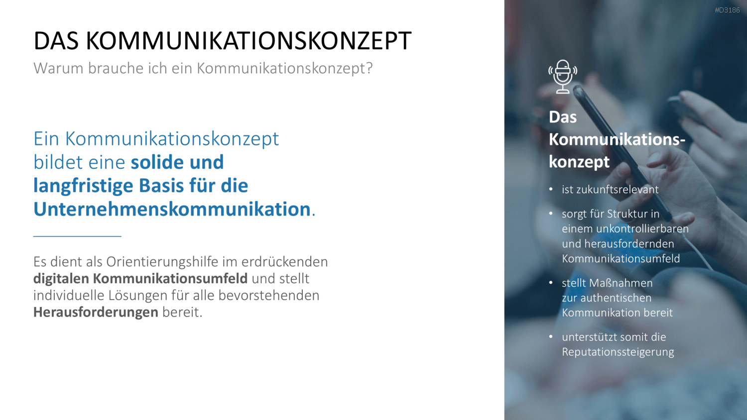 Kommunikationskonzept PowerPoint-Vorlage