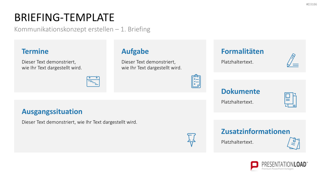 Kommunikationskonzept PowerPoint-Vorlage