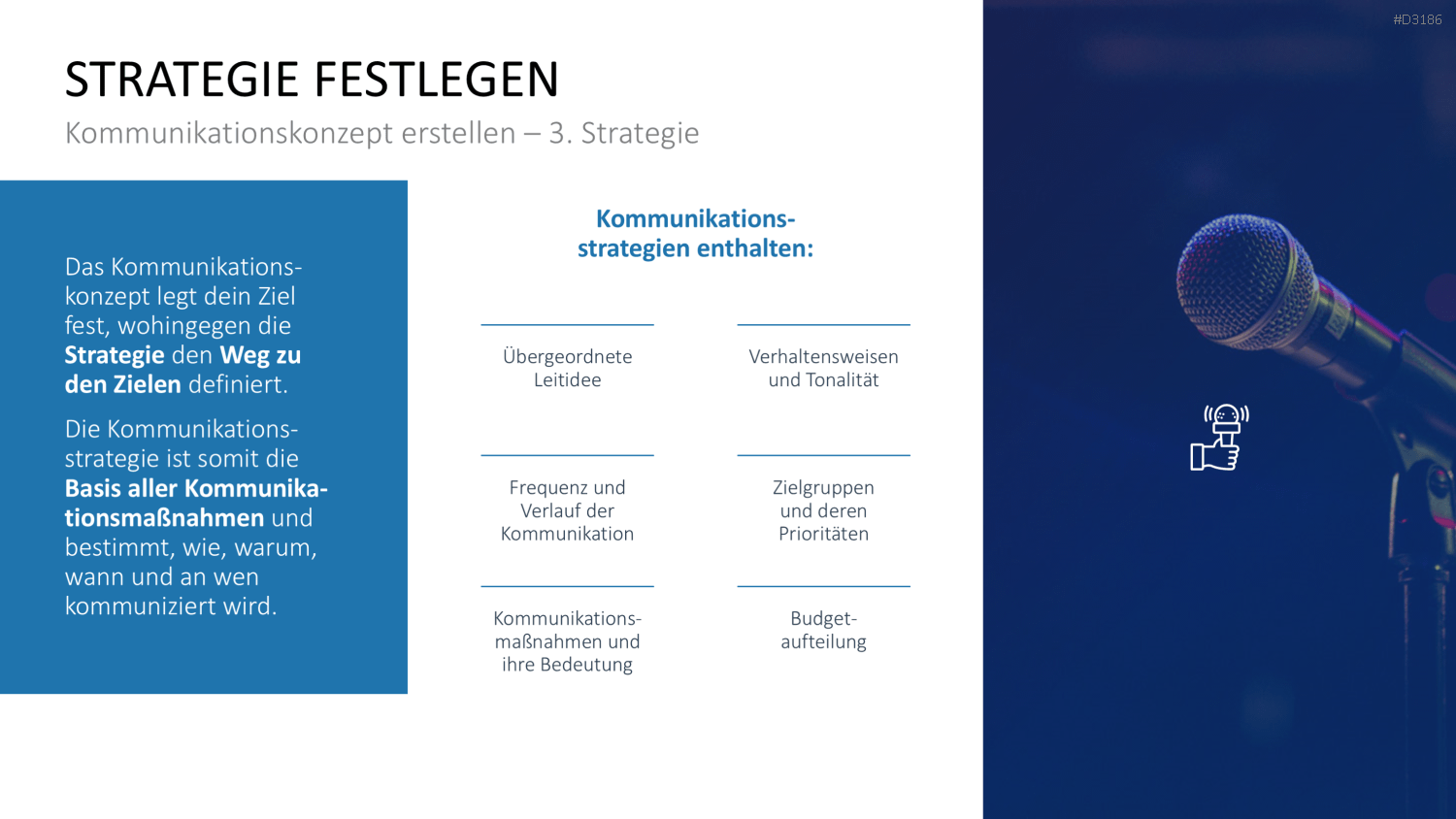 Kommunikationskonzept PowerPoint-Vorlage