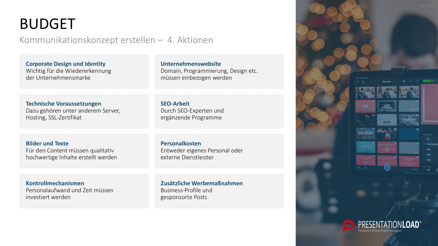 Kommunikationskonzept PowerPoint-Vorlage