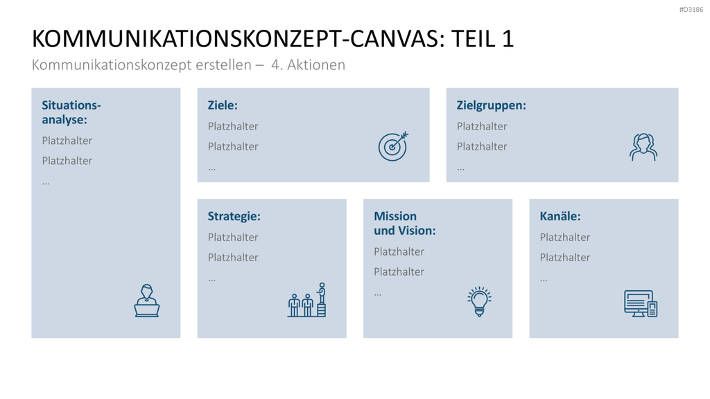 Kommunikationskonzept PowerPoint-Vorlage