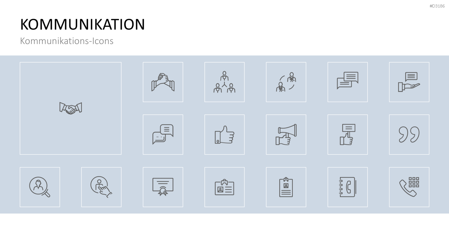 Kommunikationskonzept PowerPoint-Vorlage