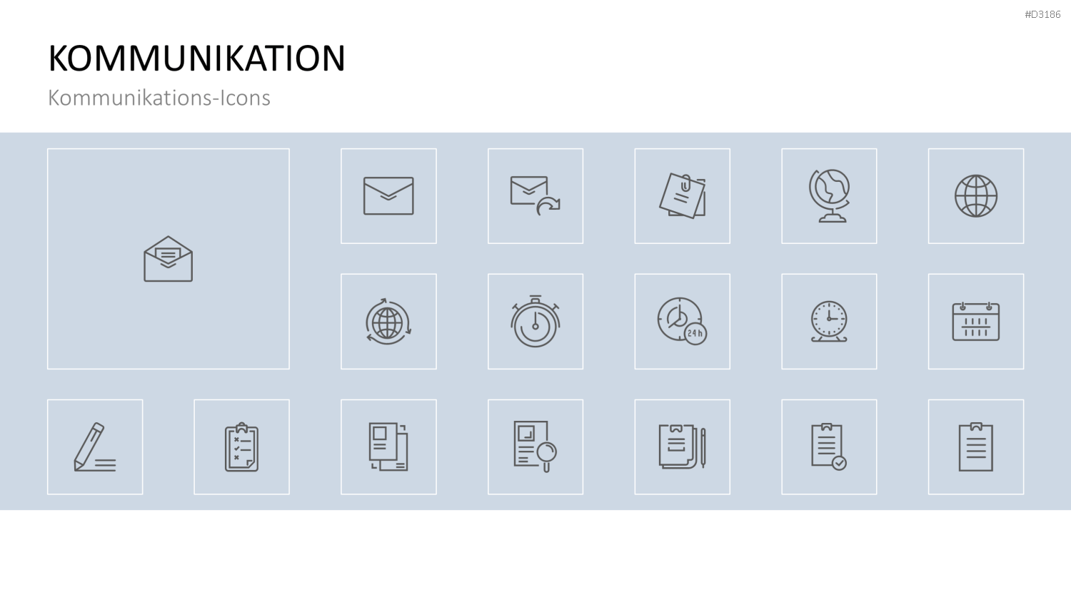 Kommunikationskonzept PowerPoint-Vorlage