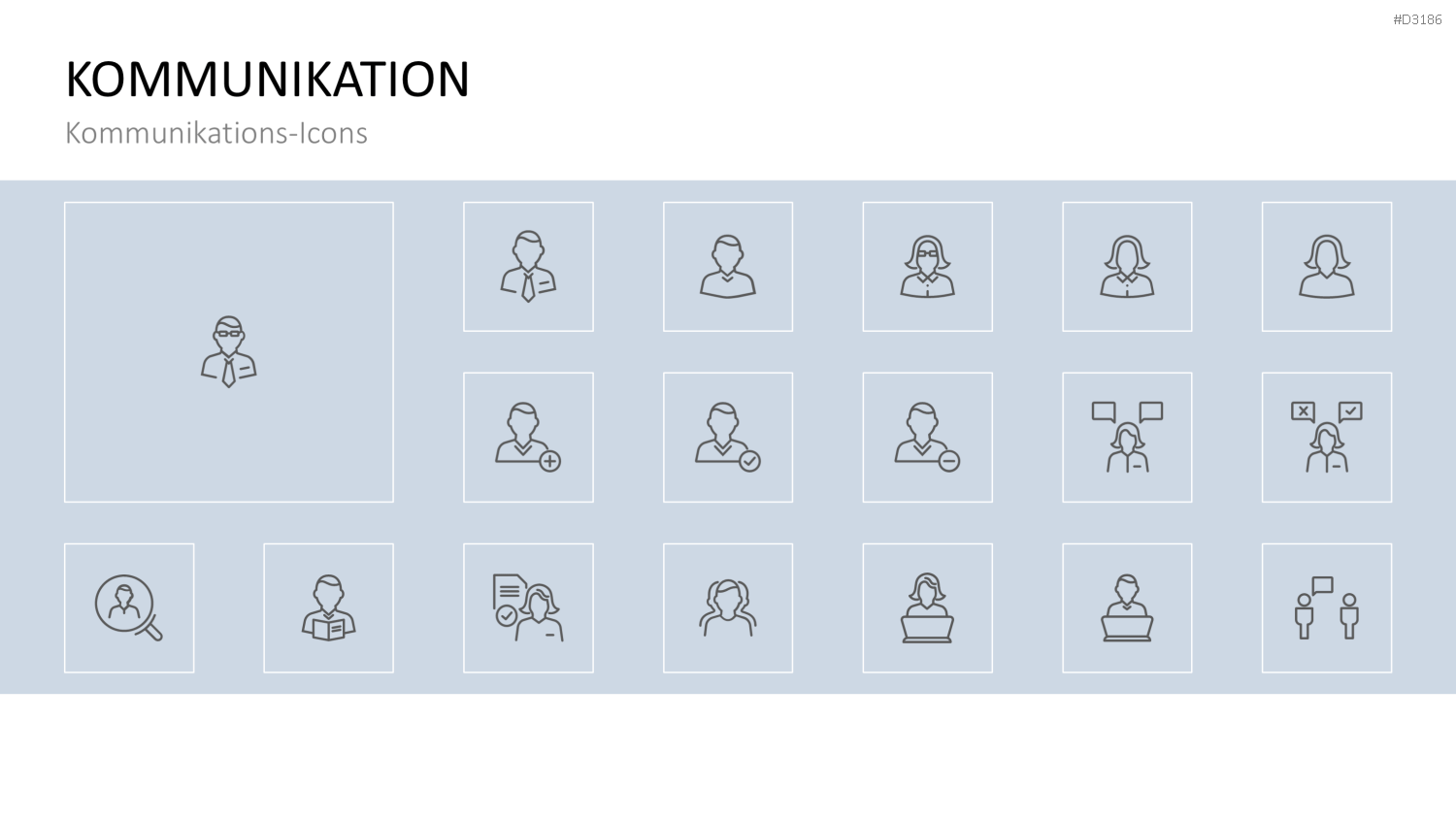 Kommunikationskonzept PowerPoint-Vorlage