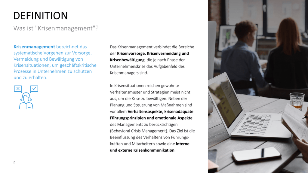 Krisenmanagement in Zeiten von COVID-19 PowerPoint-Vorlage