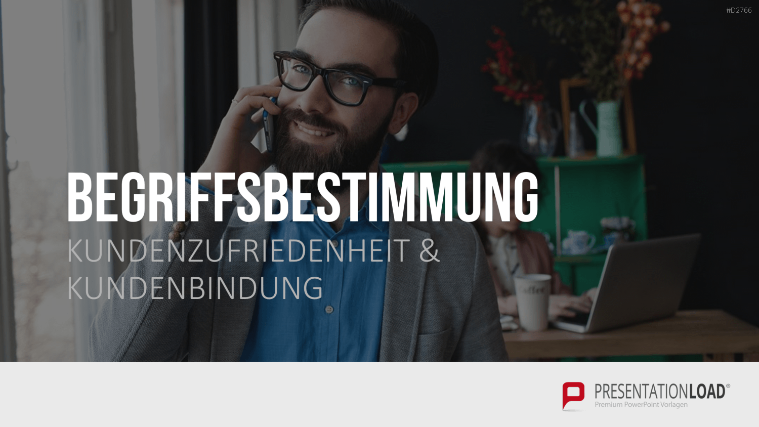 Kundenbindung & Kundenzufriedenheit PPT-Vorlage