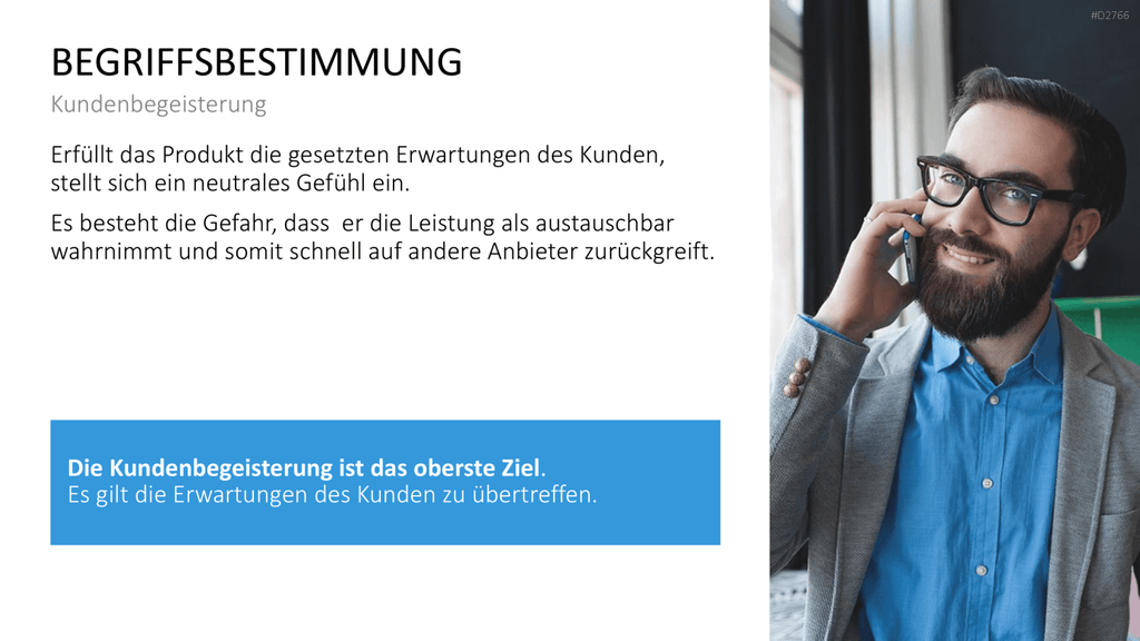 Kundenbindung & Kundenzufriedenheit PPT-Vorlage