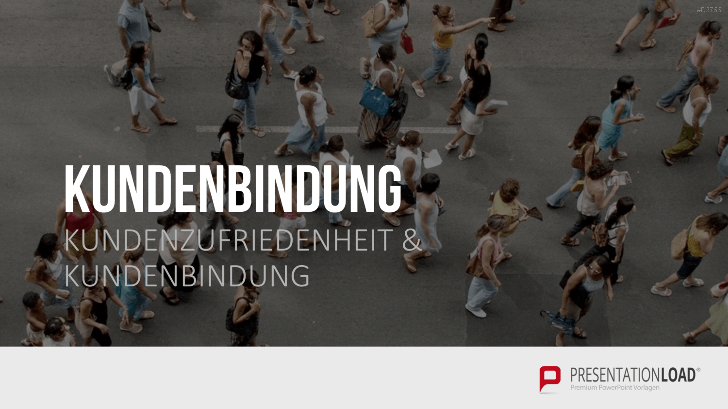 Kundenbindung & Kundenzufriedenheit PPT-Vorlage