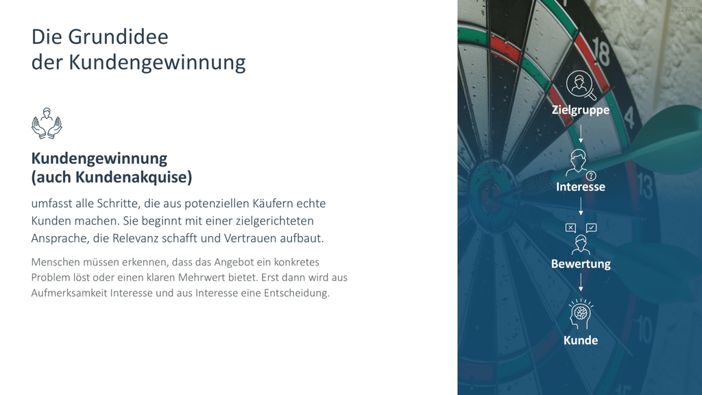 Kundengewinnung PPT-Vorlage