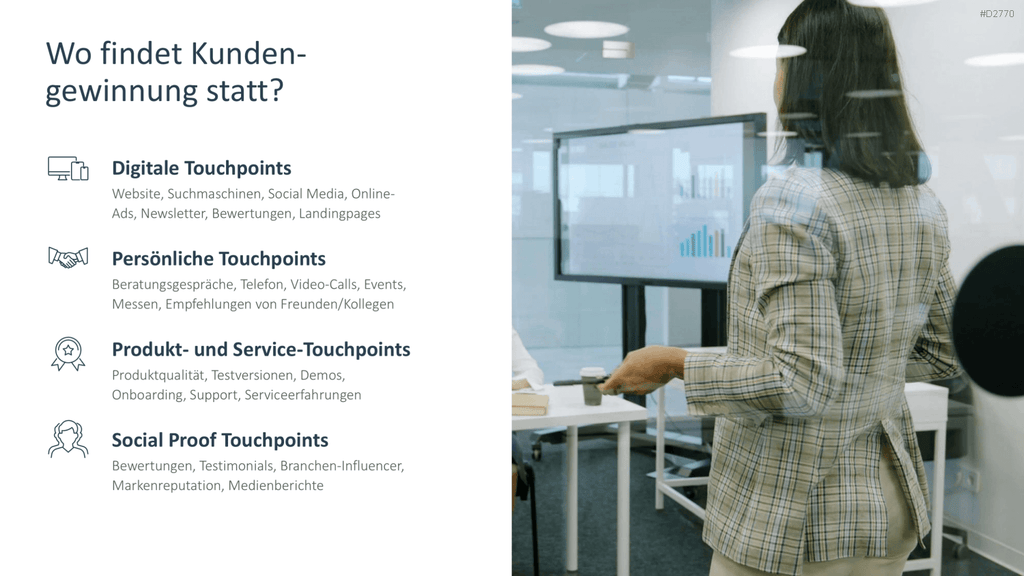 Kundengewinnung PPT-Vorlage