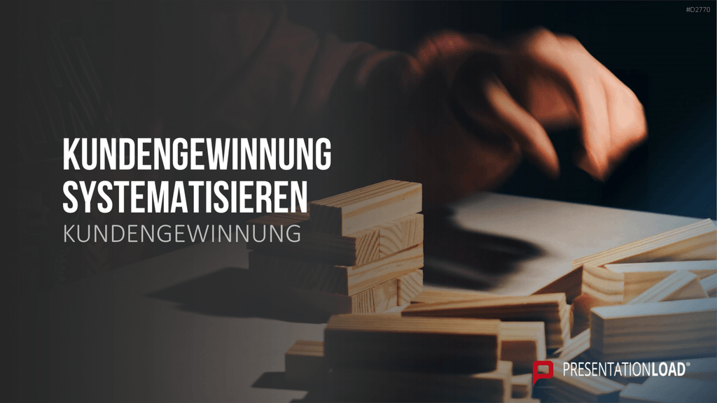 Kundengewinnung PPT-Vorlage