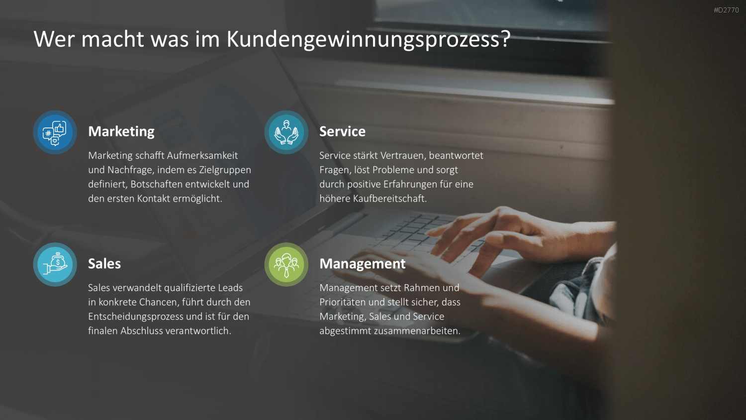 Kundengewinnung PPT-Vorlage