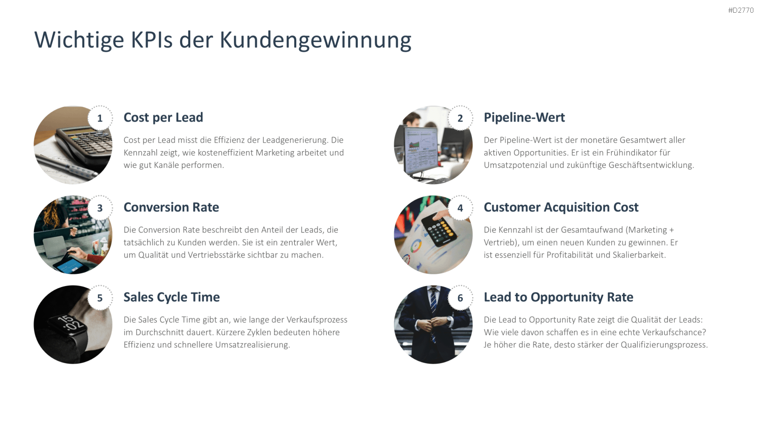 Kundengewinnung PPT-Vorlage