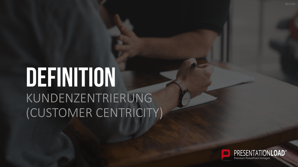 Kundenzentrierung (Customer Centricity) PowerPoint-Vorlage