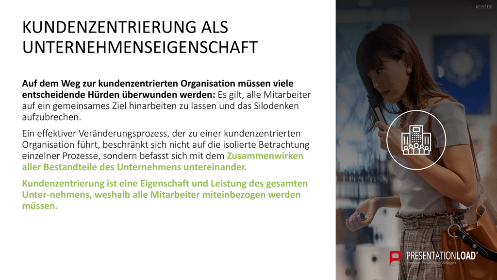 Kundenzentrierung (Customer Centricity) PowerPoint-Vorlage