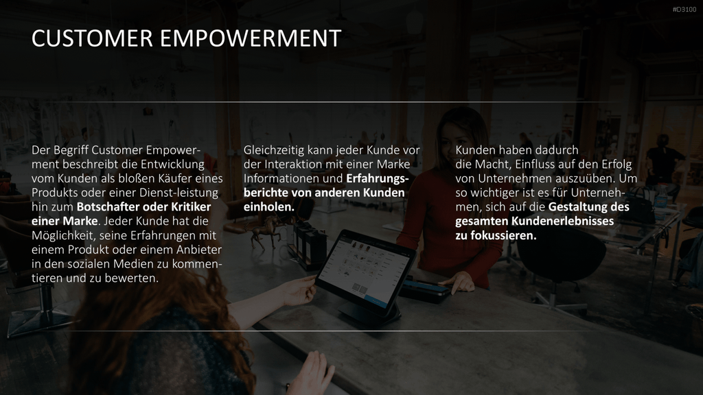 Kundenzentrierung (Customer Centricity) PowerPoint-Vorlage