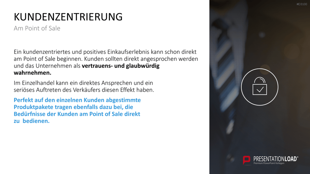 Kundenzentrierung (Customer Centricity) PowerPoint-Vorlage