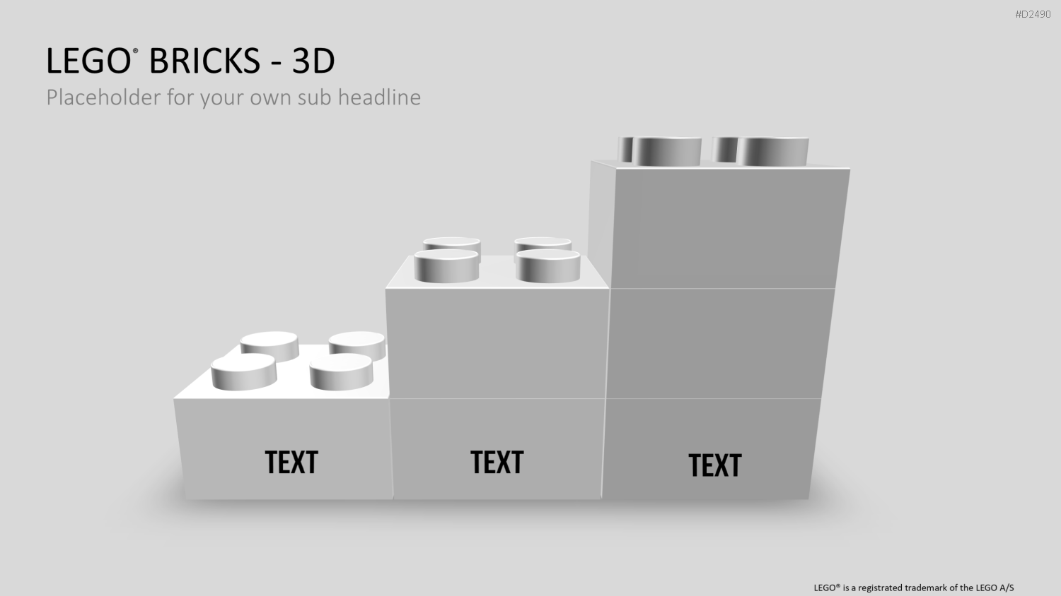 LEGO-Bausteine PowerPoint-Vorlage
