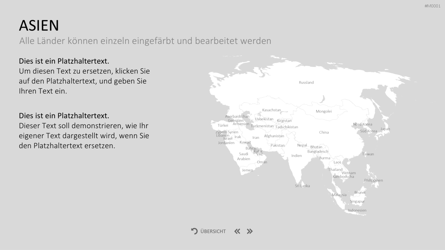 Landkarten Paket für Unternehmen PowerPoint-Vorlage