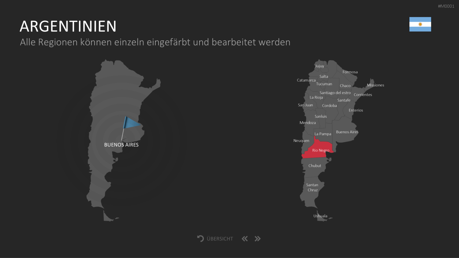 Landkarten Paket für Unternehmen PowerPoint-Vorlage