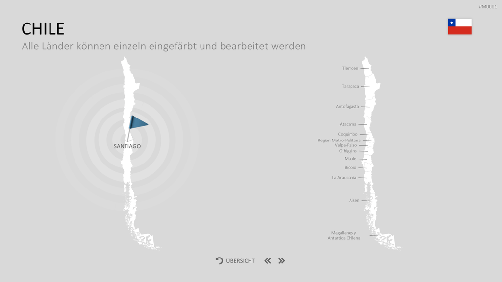 Landkarten Paket für Unternehmen PowerPoint-Vorlage