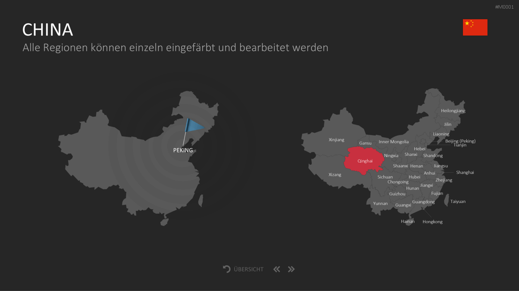 Landkarten Paket für Unternehmen PowerPoint-Vorlage