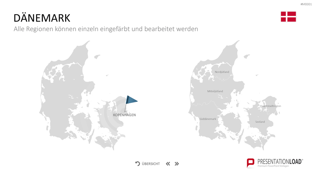 Landkarten Paket für Unternehmen PowerPoint-Vorlage
