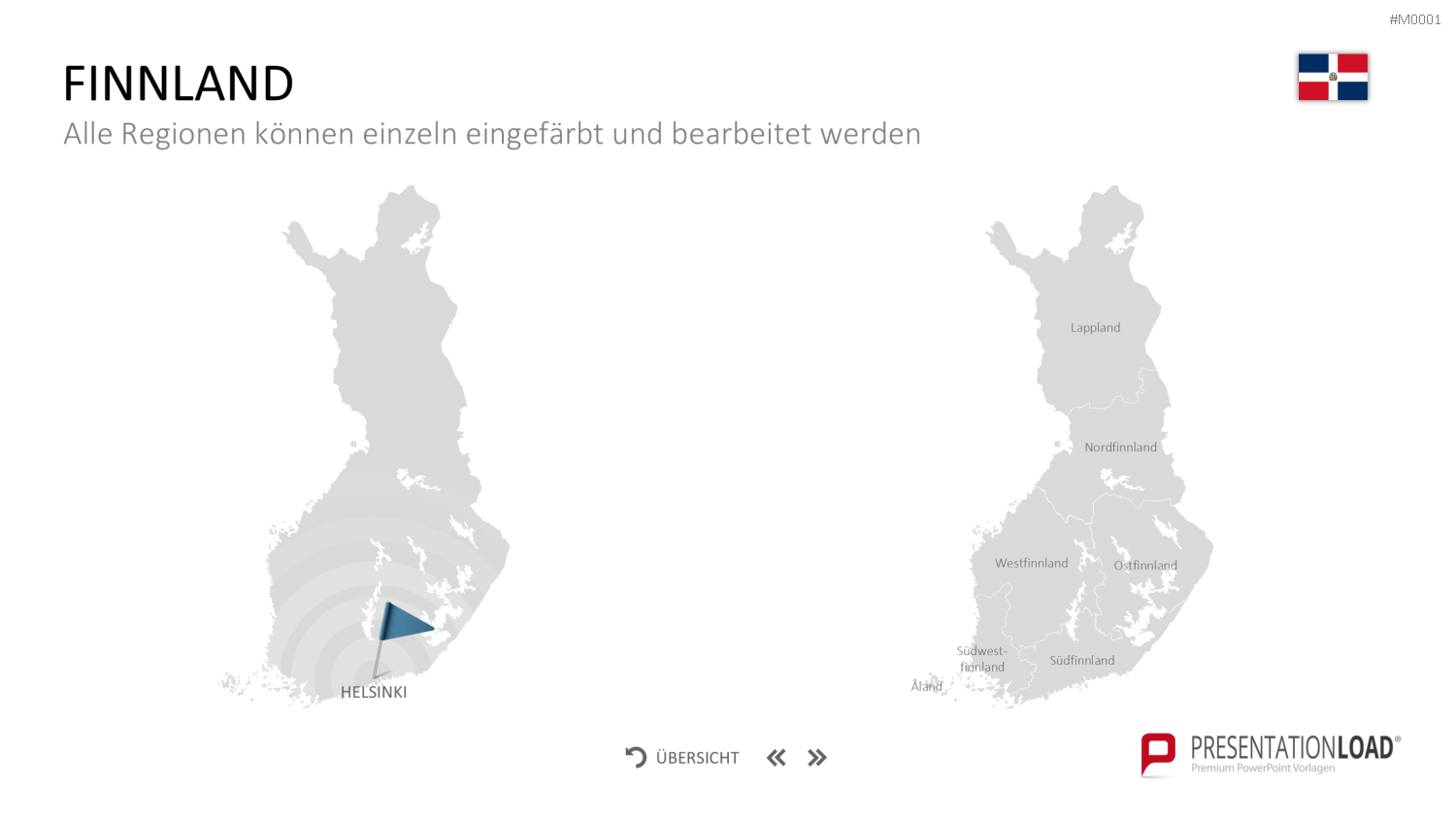 Landkarten Paket für Unternehmen PowerPoint-Vorlage