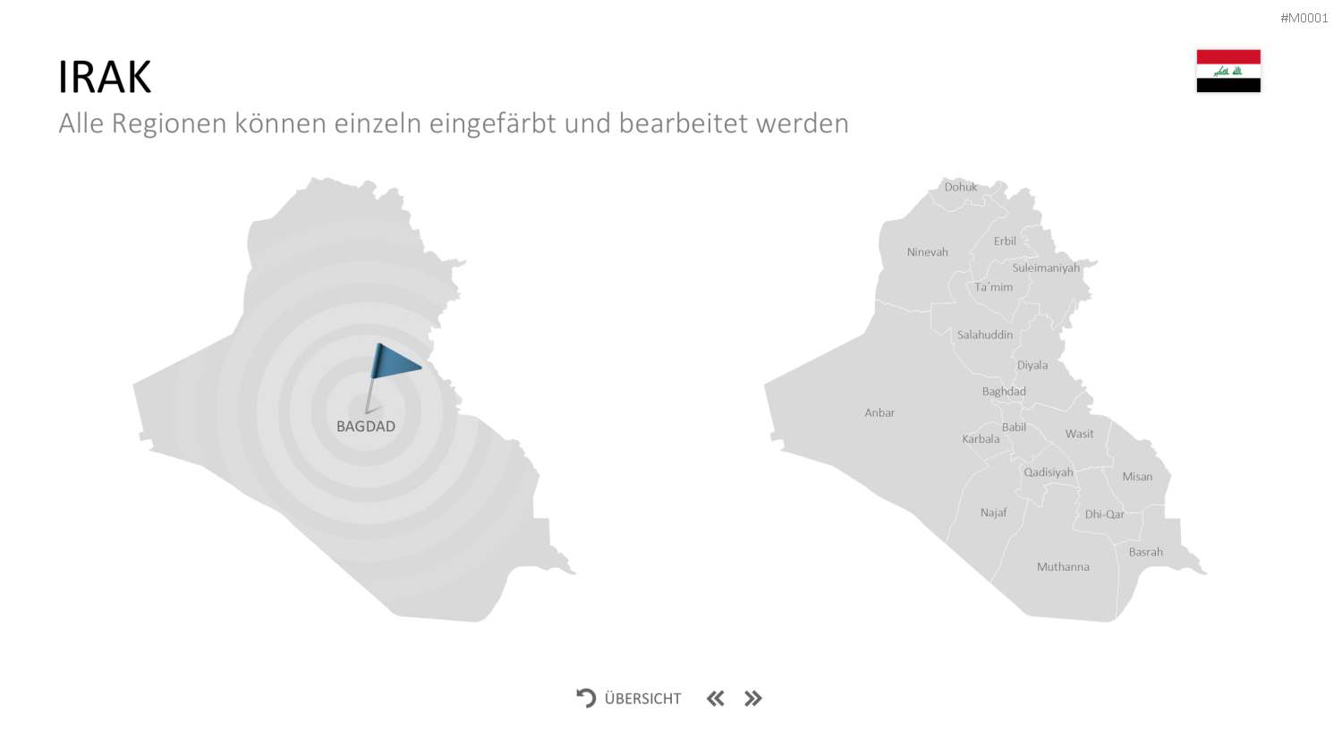 Landkarten Paket für Unternehmen PowerPoint-Vorlage