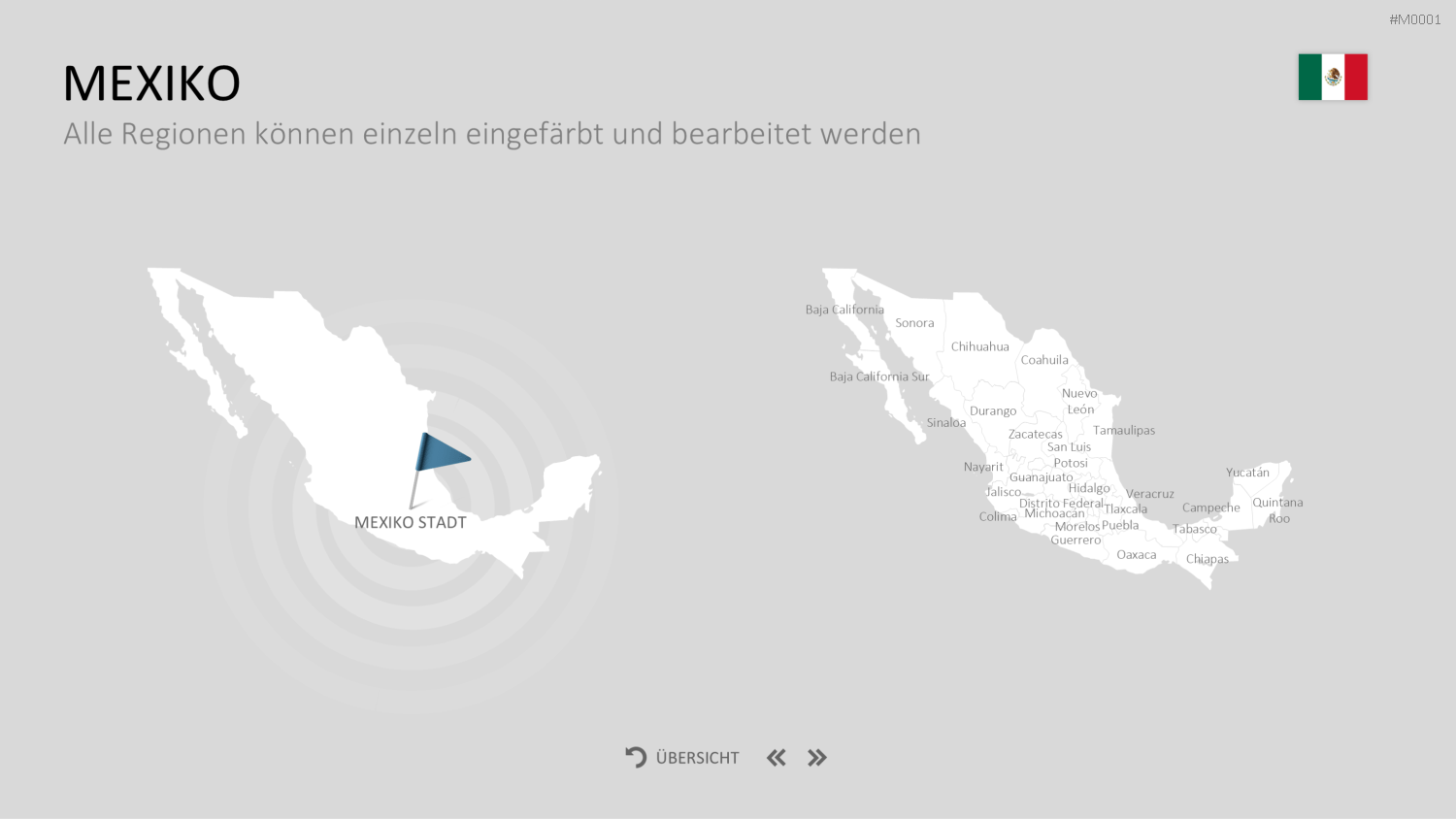 Landkarten Paket für Unternehmen PowerPoint-Vorlage
