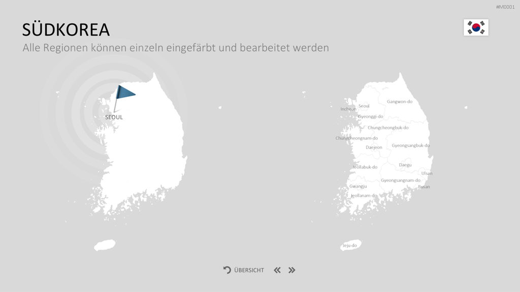 Landkarten Paket für Unternehmen PowerPoint-Vorlage