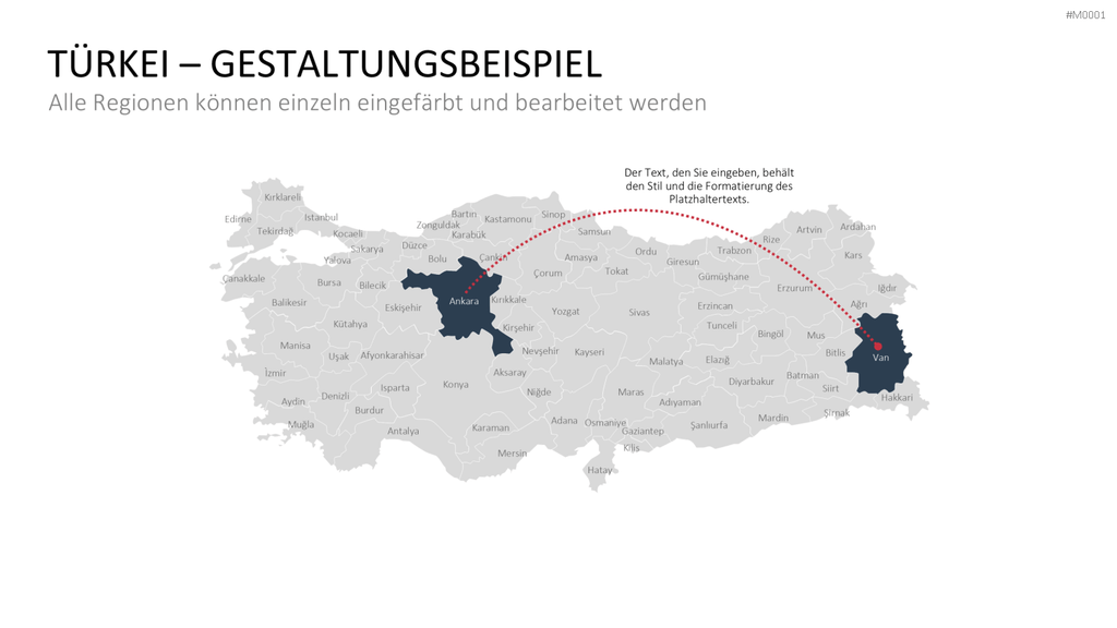 Landkarten Paket für Unternehmen PowerPoint-Vorlage