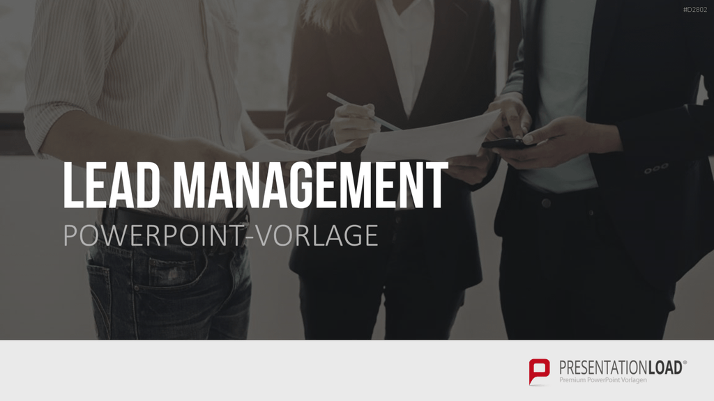 Lead Management PowerPoint-Vorlage
