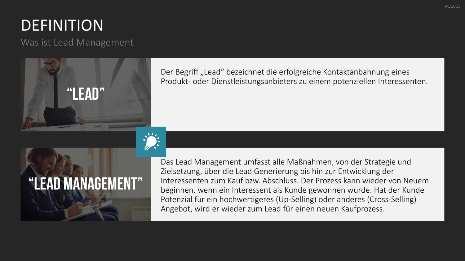 Lead Management PowerPoint-Vorlage