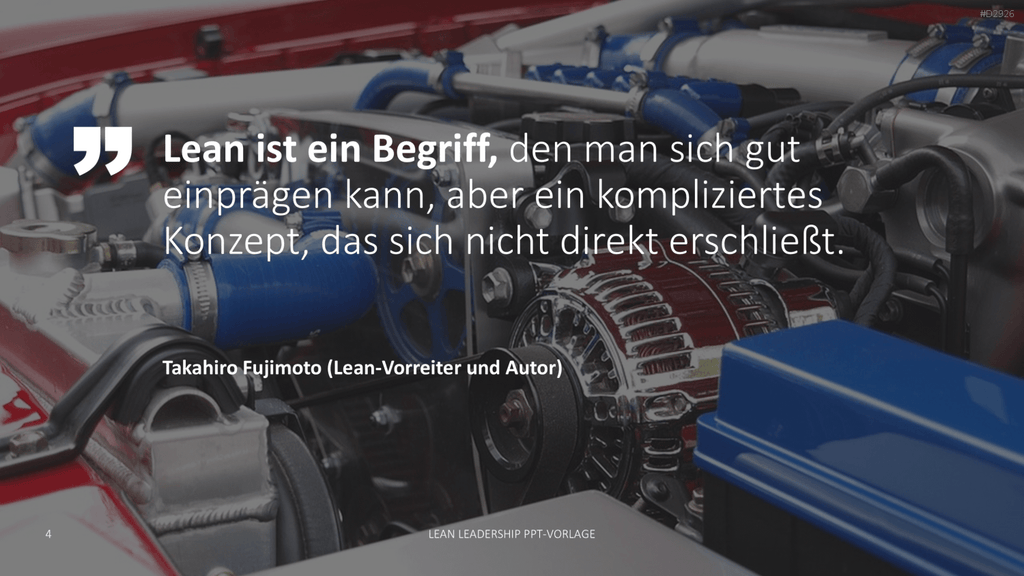 Lean Leadership PowerPoint-Vorlage