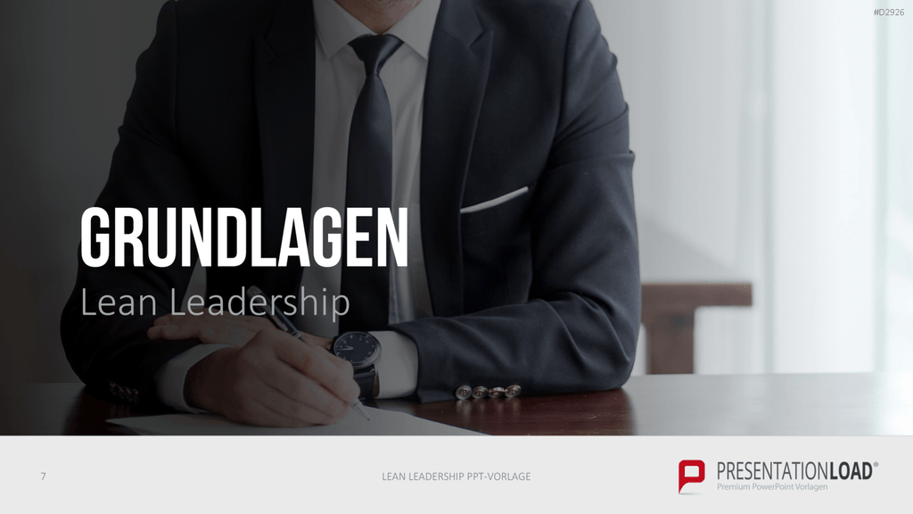 Lean Leadership PowerPoint-Vorlage