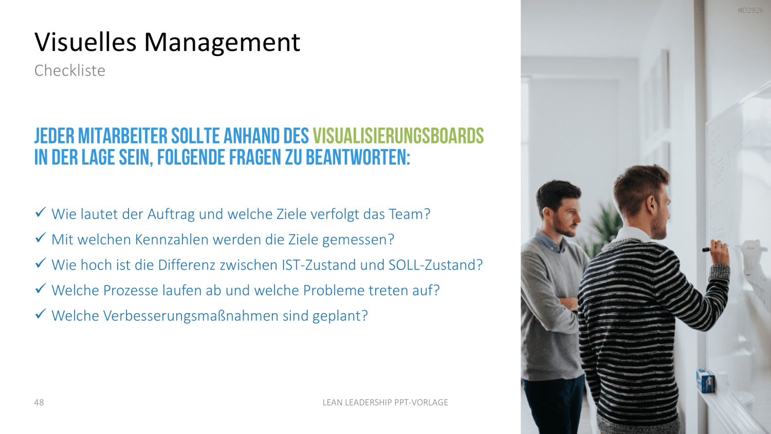 Lean Leadership PowerPoint-Vorlage